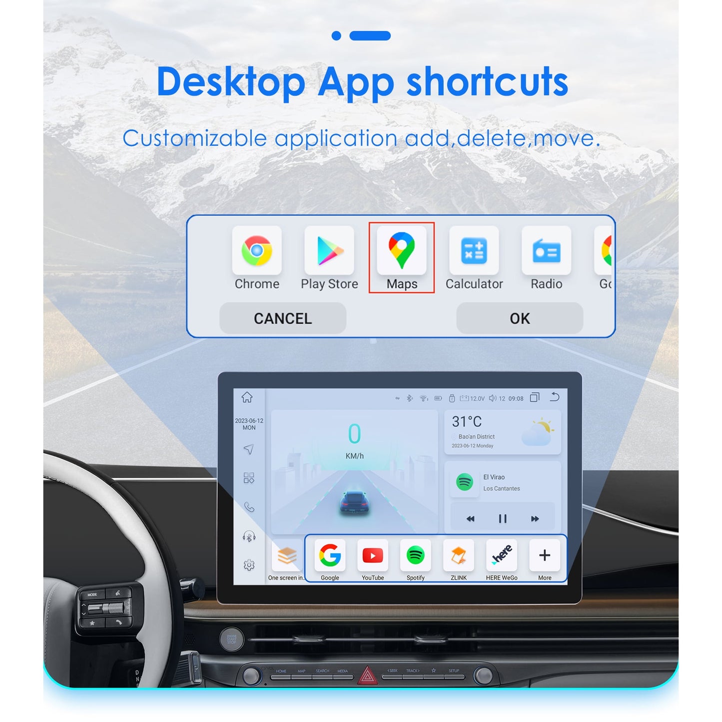 Toyota Android Head Unit   Android 13 Bluetooth Apple Carplay 6+64GB Wifi RDS 11.5" Car Stereo Radio Head Unit GPS Navigation Player For Toyota Corolla 2014 2015 2016