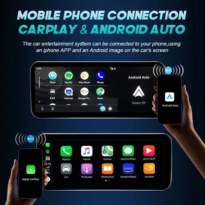 Android 14 Wireless Carplay Auto Radio Touch Screen For BMW 1 2 3 4 Series F20 F21 F22 F30 F31 F32 F33 F34 Multimedia Player GPS