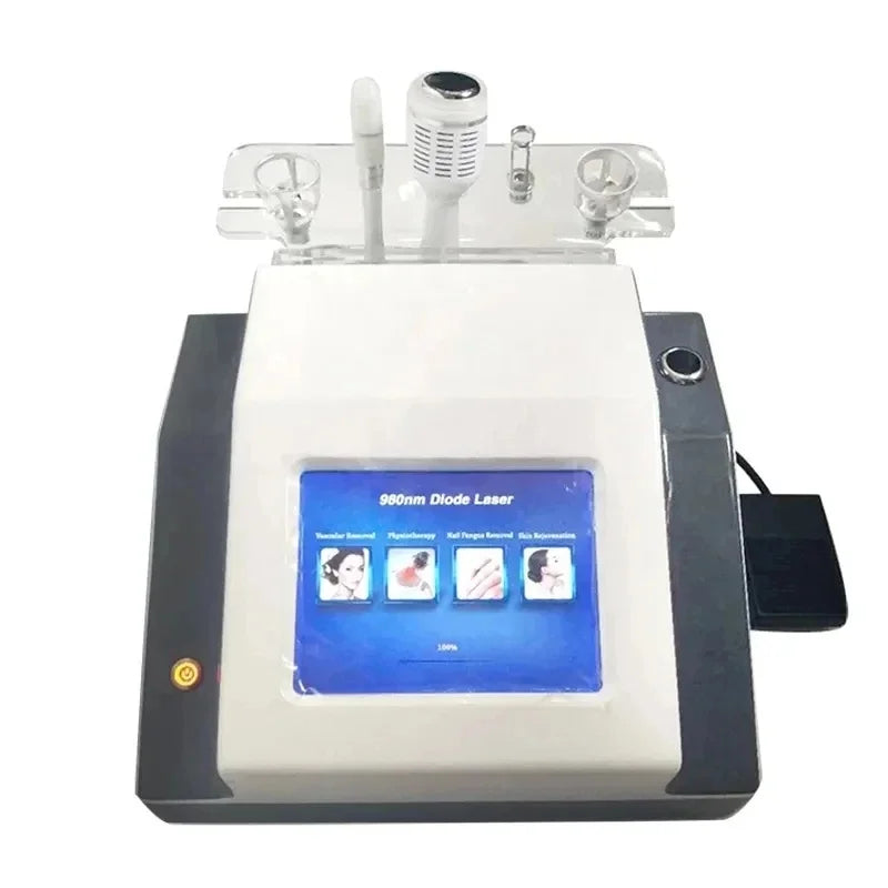 BEST 5 in 1 980nm Diode Laser Vascular Removal Machine Remove Spider Veins 980 Diode Laser Blood Vessels Removal Nail Fungus