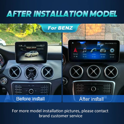 Android 14 Car Radio Carplay Android Auto Touch Screen For Mercedes Benz A Class W176 Car Intelligent Systems 4G GPS Navigation