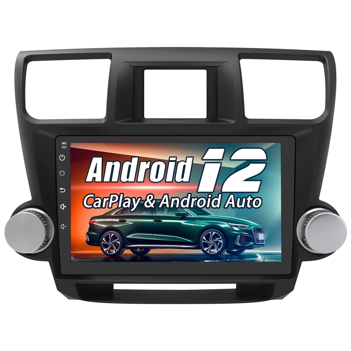 Toyota Android Head Unit   AWESAFE Android 13 Car Radio Stereo for Toyota Highlander 2008-2013 with Wireless Carplay Android Auto 10 Inch Touch Screen 2GB 32GB  WiFi GPS Bluetooth SWC