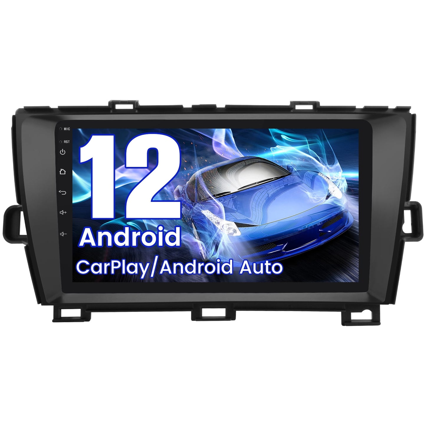 Toyota Android Head Unit   AWESAFE Car Radio Stereo Carplay  for Toyota Prius 2010 2011 2012 2013 2014 2015, 9 Inch Touch Screen Android 12 Bluetooth GPS Navigation Wifi Player