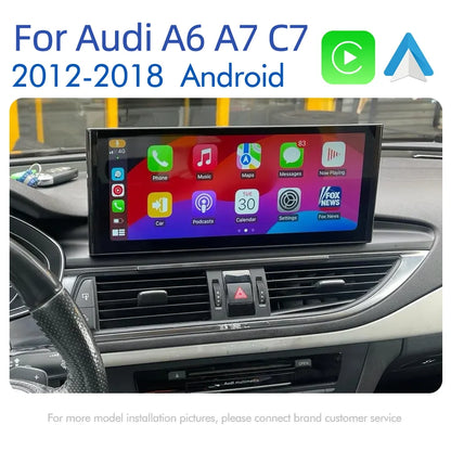 For Audi A6 A7 C7 Android 14 Car Radio Multimedia mp3 Player IPS Carplay Screen Stereo 4G GPS Navigation WIFI Head Unit