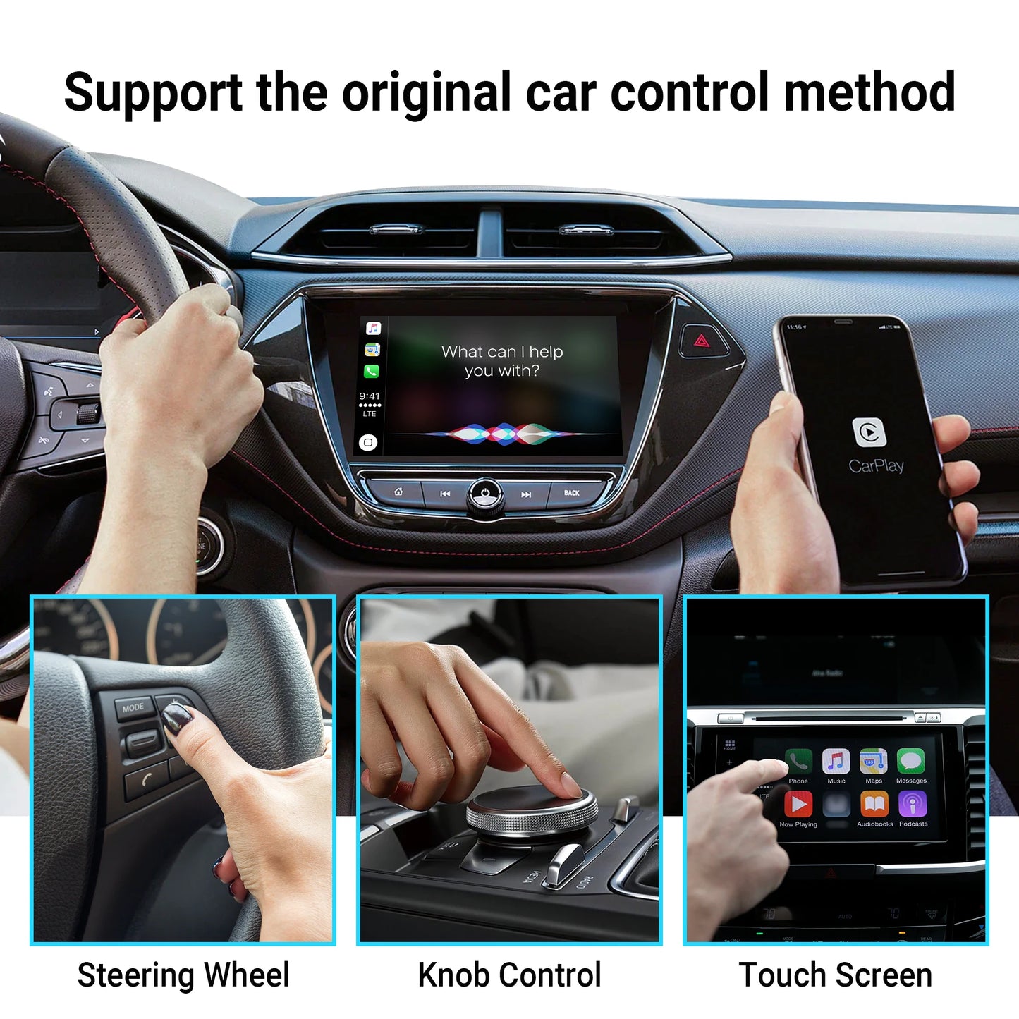 OTTOCAST OttoAibox P3 CarPlay AI Box Wireless Android Auto Smart TV Box Support for HDMI output Car Accessories for Benz VW Audi