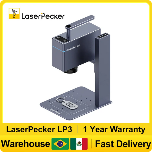 Laserpecker Laser Engraver Machine for Metal Plastic Portable Handheld Laser Engraving With 10KW Bluetooth 5.0 4k LP3