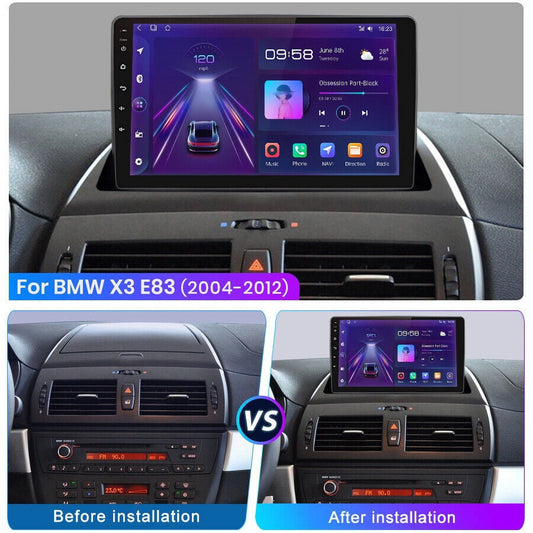 BMW     iSpchen Android 13 Car In-Dash Unit for BMW X3 E83 (2004-2012), 9" Touchscreen, Bluetooth, GPS