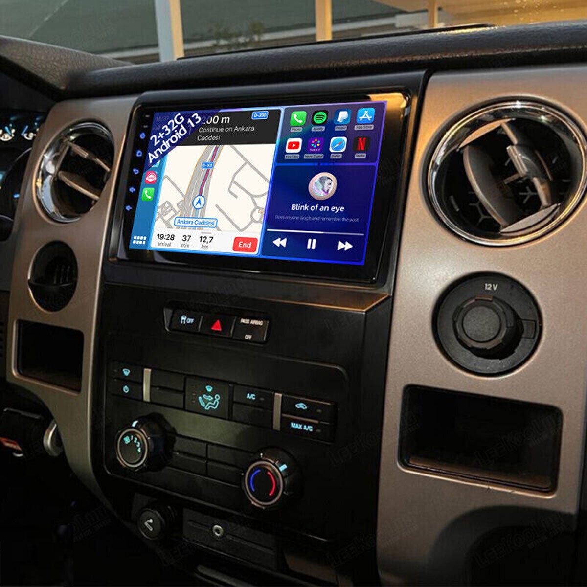 For Ford F150 2009-2012 Apple Carplay Android 13 Car Stereo Radio WiFi GPS *