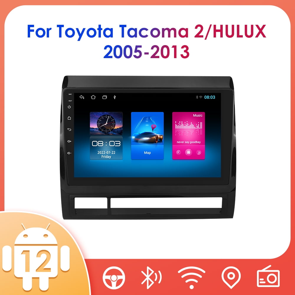 Toyota Android Head Unit   For Toyota Tacoma Hilux 2005-2013 Android 12 Apple Carplay Wifi 32GB Car Stereo Radio Head Unit GPS Navigation