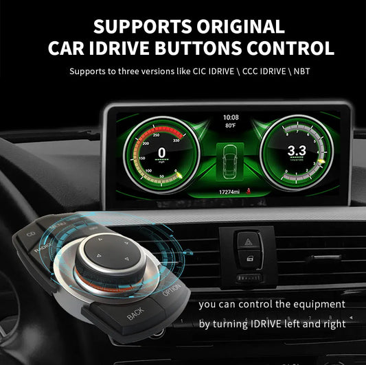Wireless Carplay Android 14 Car Multimedia Screen for BMW X5 E70 X6 E71 E72 CCC CIC Android Auto Radio GPS 4G SIM Idrive Car PC