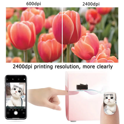 2025 3D Mobile Nail Printer M1 Pattern Digital Nail Art Printer Machine O2nails Portable H1 Nail Art Equipment From Phone