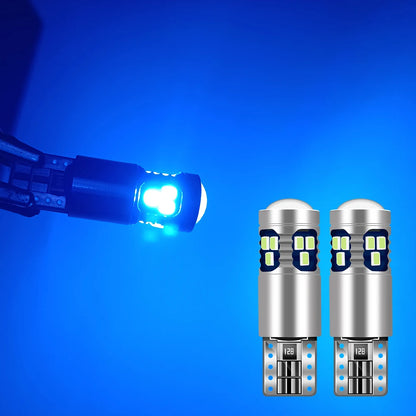 For Volkswagen VW Golf 4 5 6 7 MK4 MK5 MK6 MK7 Scirocco Caddy Touareg 2pcs T10 W5W LED Bulbs Car Width Parking Light Accessories