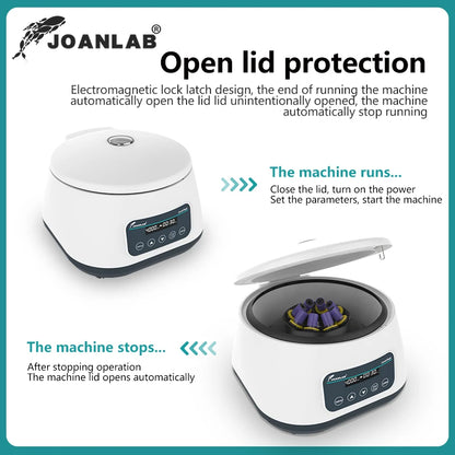 JOANLAB Plasma Centrifuge Laboratory Digital Prp Centrifuge Machine For 2/5/10ml Blood Tube And 15ml Centrifuge Tube 4000rpm