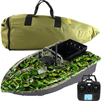 VERY100 500M RC Wireless Fishing Bait Boat GPS Position Hook/Bait post,LCD GPS Sonar Fish Finder,Bag,Batteries for Angling Sport