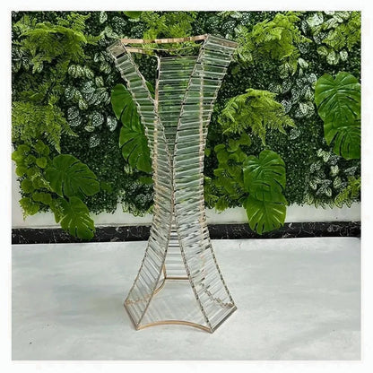 Acrylic Metal Flower Stand, Wedding Centerpieces, Event Flowers, Road Lead, Home Party Decoration, 4/10 Pcs