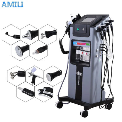 10 in 1 hydra aqua facial peeling diomand dermabrasion facial machine skim Care