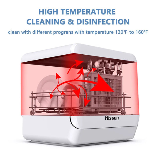 110V Cross border Export Desktop Household Non Installation Fully Automatic Dishwasher Intelligent