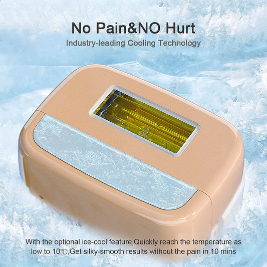 Kinseibeauty Laser Hair Removal IPL Hair Removal ICE Cold Epilator 500000 Flashes 3IN1 Epilator Body Depilador a laser