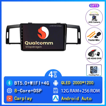 Android 14 Carplay Car Radio For Infiniti M35 2003 - 2010 NISSAN FUGA 2005 - 2010 Navigation Multimedia Player Stereo WiFi+4G BT