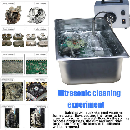 Ultrasonic Cleaner 316 Stainless Steel,3 Cleaning Mode,6L 10L 30L Portable Washing Machine,Ultraso