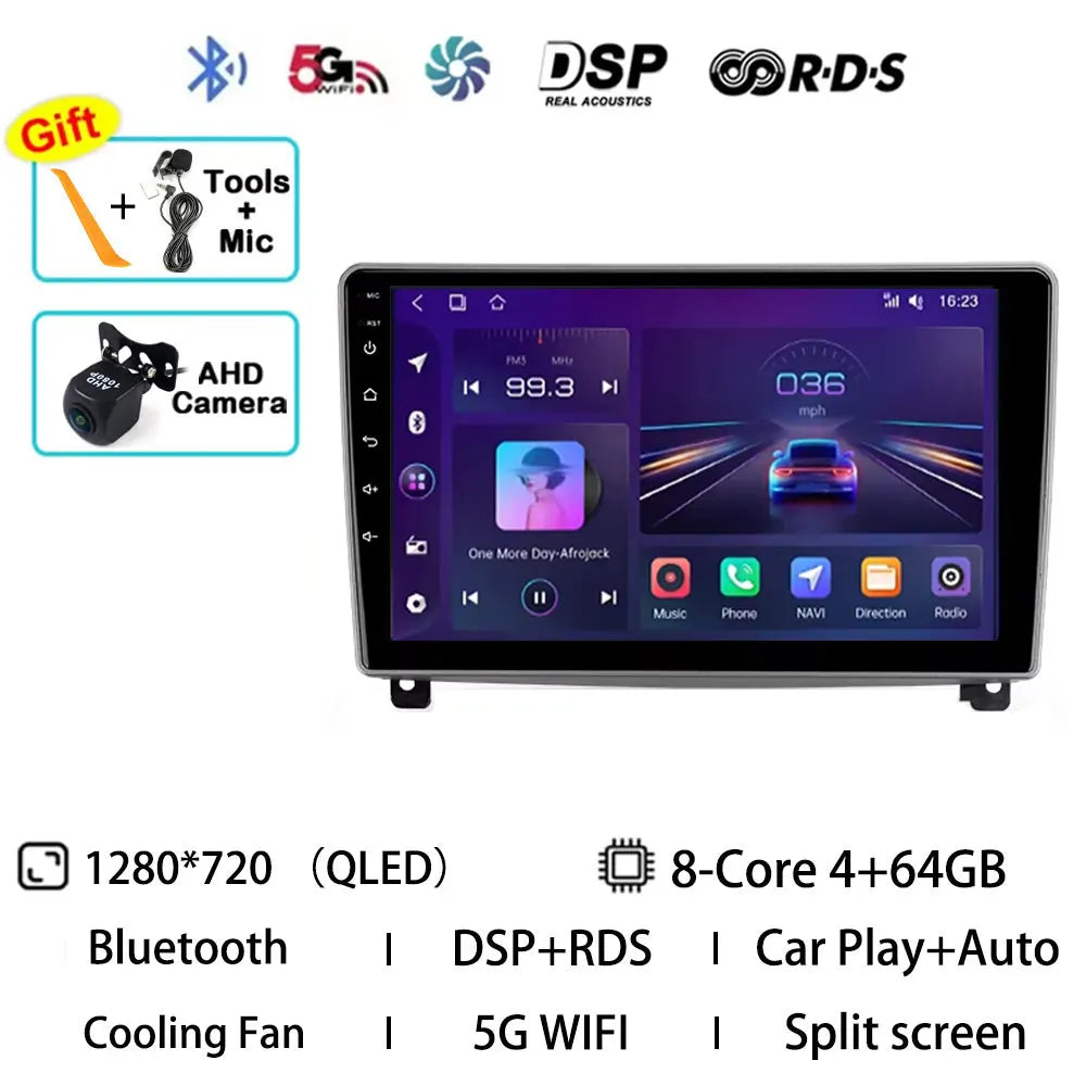 Android 15 Car Radio For Peugeot 407 1 2004 - 2011 GPS Multimedia Player Navi Wireless Carplay DSP BT Head Unit 360 Camera Video