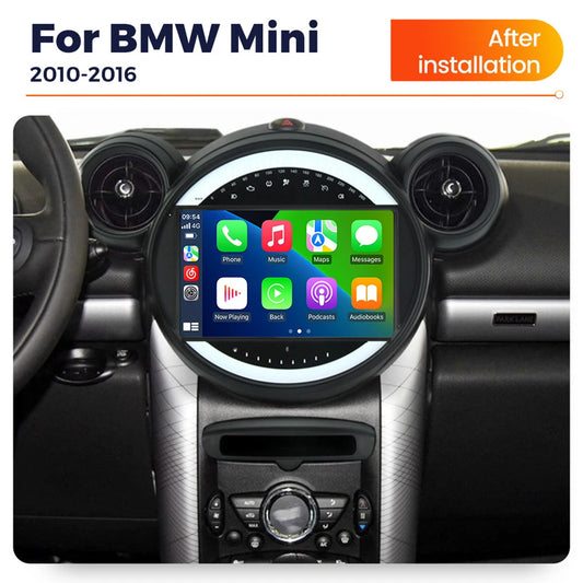 for BMW Mini R60 10-16 Android14 Wireless CarPlay Android Auto  Clubman Countryman Wireless Auto AHD Carplay 1+32G