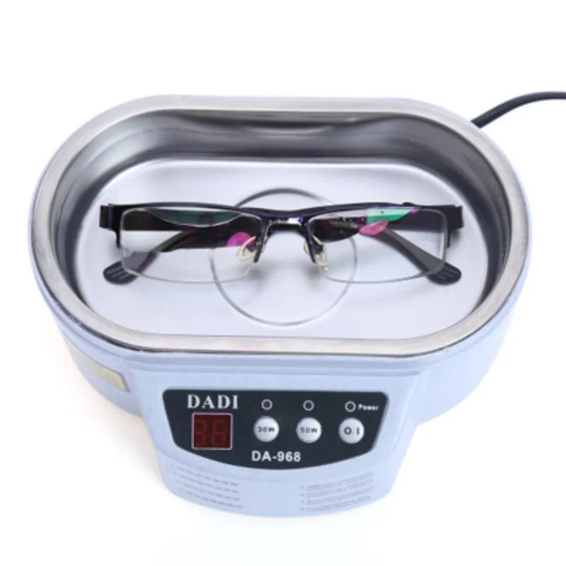 Ultrasonic Cleaner 30/50W Sonicator Bath 40Khz Degas For Watches Contact Lens Glasses Denture Teet