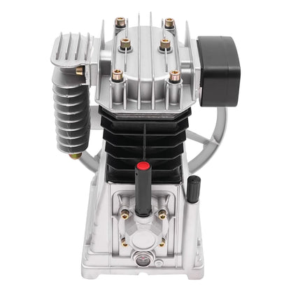 3HP Air Compressor Pump Head Piston Compressor Dual Cylinder Design 960rpm Outstanding Heat Dissipation Low Noise