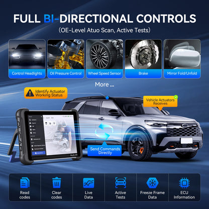 MUCAR 892BT Professional Diagnostic Tools CANFD DOIP ECU Coding 34 Resets Lifetime Free Update Full System OBD2 Scanner VS 689BT