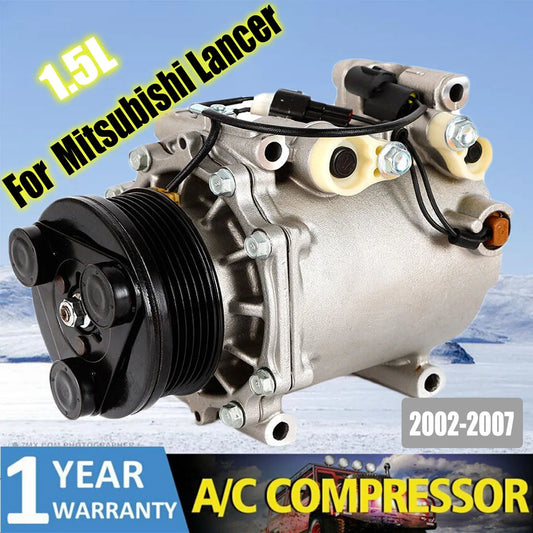A/C Conditioner Compressor Durable Air Compressor Fits For 2002-2007 Mitsubishi 2.0L 2000-05 Eclipse New