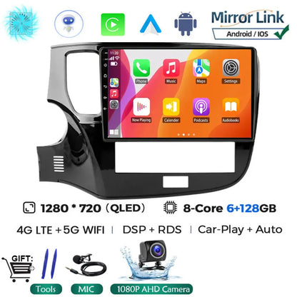 Android 14 Car Radio Multimedia Automotive Carplay Android Auto Wireless For Mitsubishi Outlander 3 2012-2018 Autoradio Stereo