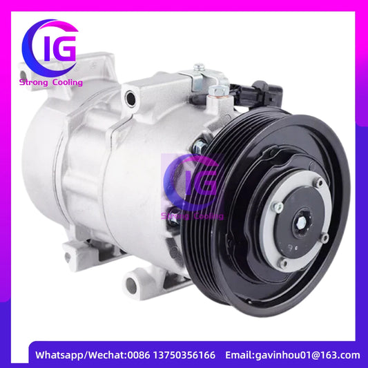 6PK AC Compressor For Hyundai Accent Kia Rio 2011-2017 977011R100 977011W600 97701-1R100 97701-1W600 97701 1R100 97701 1W600