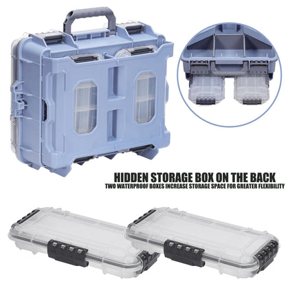 SAMOLLA Fishing Tackle Box Large Capacity Portable Multi-functional Waterproof Bait Accessories Outdoor Camping Storage Box