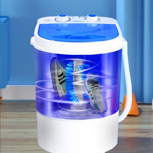 110V 220V Portable Washing Machine Large with Dryer Bucket for Clothes Shoe Mini Washing Machine A