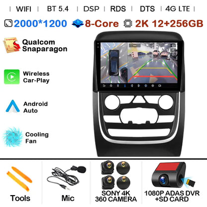 Car Radio Multimedia Video Player For Dodge Durango 3 WD 2013 - 2020 Navigation GPS Android 14 No 2din 2 din dvd 4G Carplay
