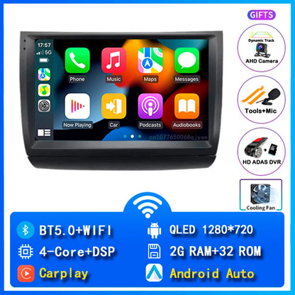 Android 14 wifi+4G Carplay Car Radio For Toyota Prius 20 2002 - 2009 Navigation GPS Video Player Stereo Multimedia DVD DSP 8core