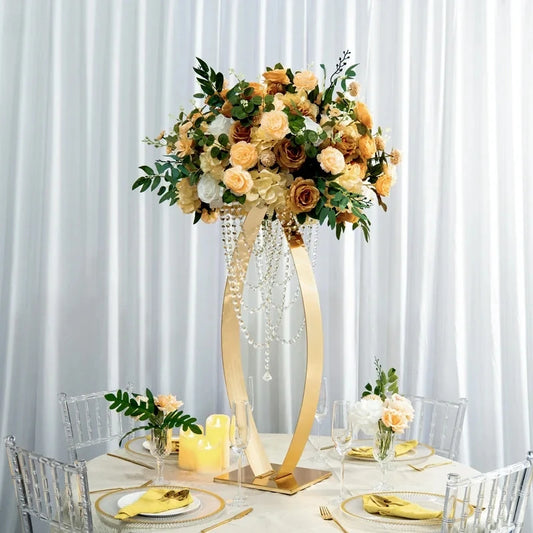 4/5/10 PCS 30-Inch Metal Flower Rack Stands for Wedding Centerpieces Event Party Decor Road Lead Flower Arrangement Supports