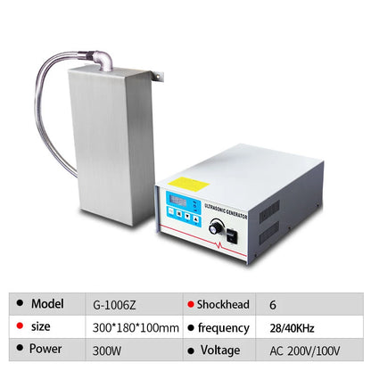 Ultrasound Cleaning Machine cavitation plates transducer and generator 28khz/40khz Input immersibl