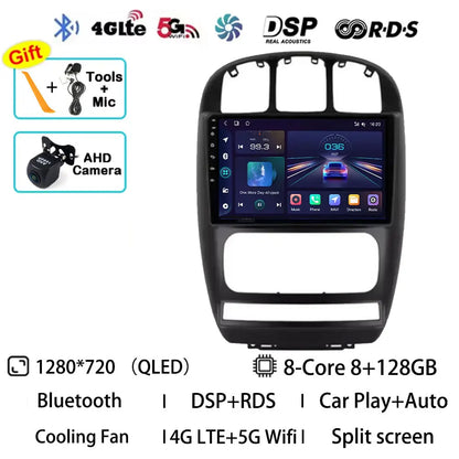 Android 15 Car Radio For Dodge Caravan 4 For Chrysler Voyager RG RS Town&Country RS 2000 - 2007 Multimedia Stereo Player NAVI BT