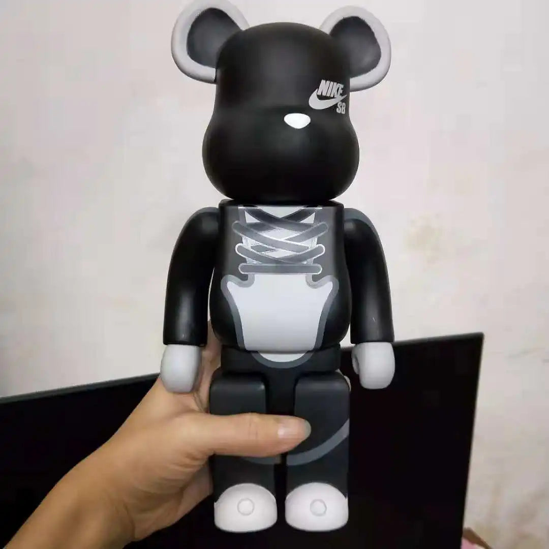 Bearbrick400 cartoon bear tide doll hand-made movable model home decoration Christmas gift birthday gift collection