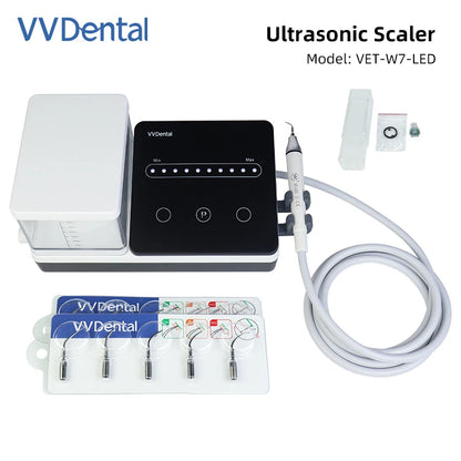 VVDen Ultrasonic Washing Machine Calculus Plaqu Periodontal disease pulpitis  VET-W7 LED Plastic P