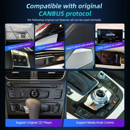 Android 14 Carplay Android Auto Touch Screen For Audi A3 8V 2013-2020 Car Radio Multimedia Player GPS Stereo Navigation DSP WIFI