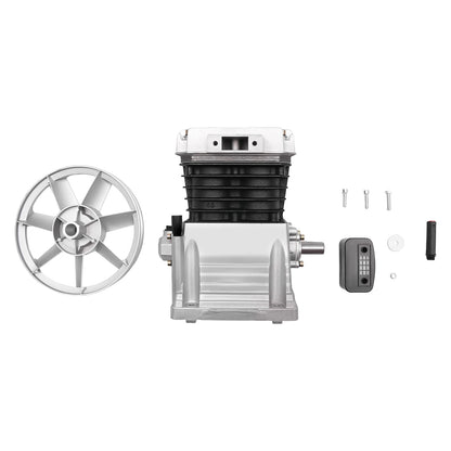 3HP Air Compressor Pump Head Piston Compressor Dual Cylinder Design 960rpm Outstanding Heat Dissipation Low Noise