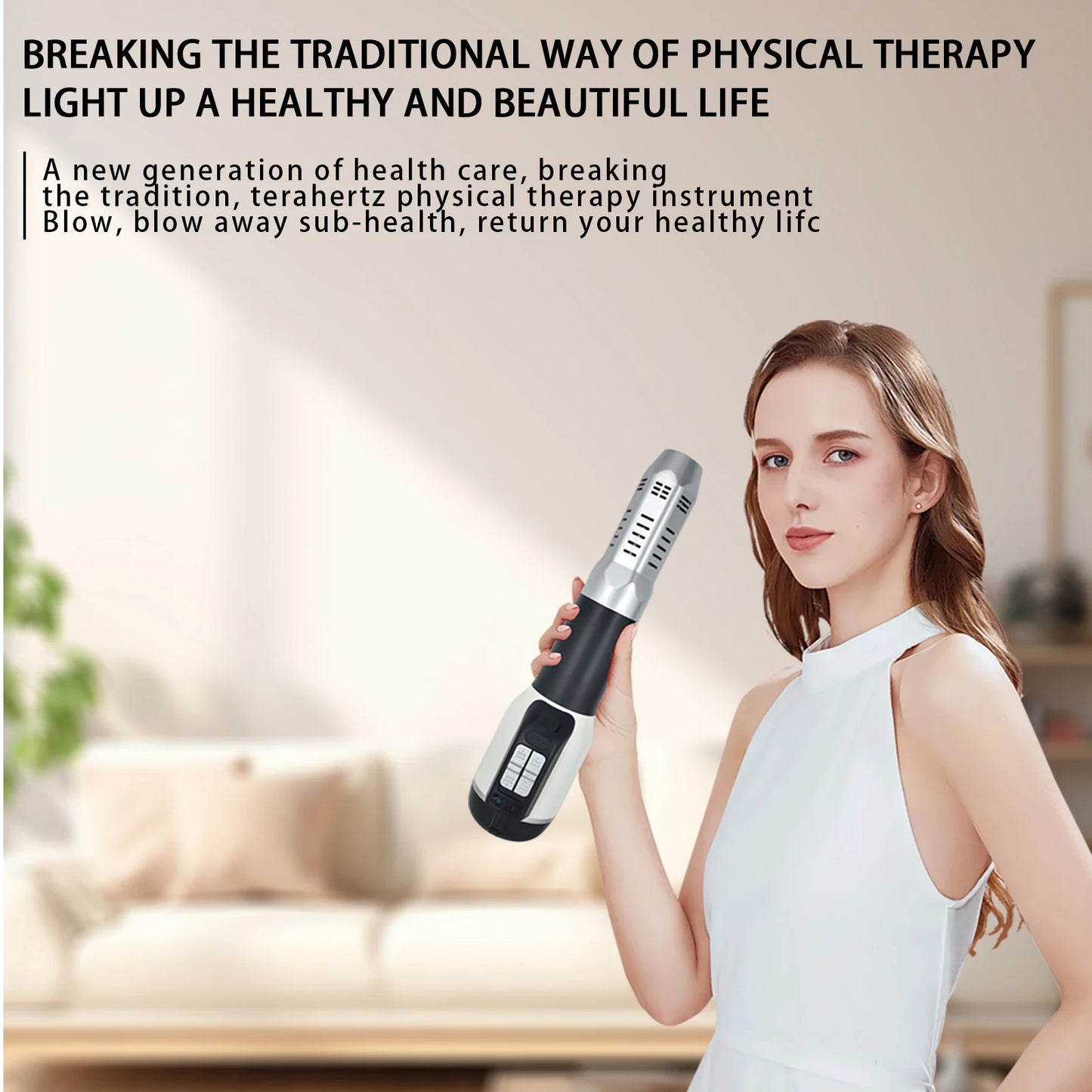 1200W Cold and Hot Air Terahertz Premium Therapy Blue Light Wave Device Iteracare I-tera Terahertz Therapy Teraher Wand Machine