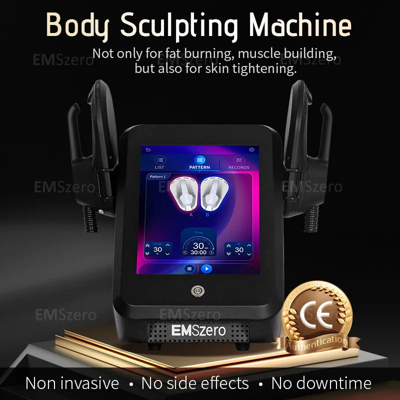 Portable EMS ZERO Latest Professional 6500W Magnetic Stimulation Machine  Slimming Nova RF Mini Muscle