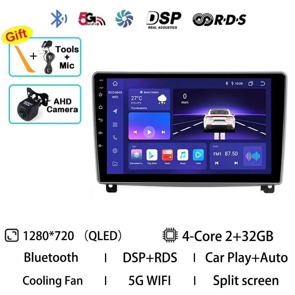 Android 15 Car Radio For Peugeot 407 1 2004 - 2011 GPS Multimedia Player Navi Wireless Carplay DSP BT Head Unit 360 Camera Video
