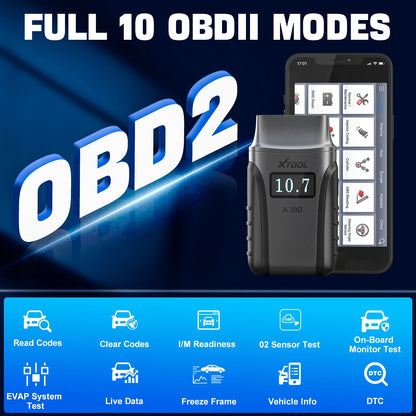 XTOOL A30D OBD2 Scanner Full System Code Reader With CAN FD 13 Special Functions Diagnostic Tool for All Car