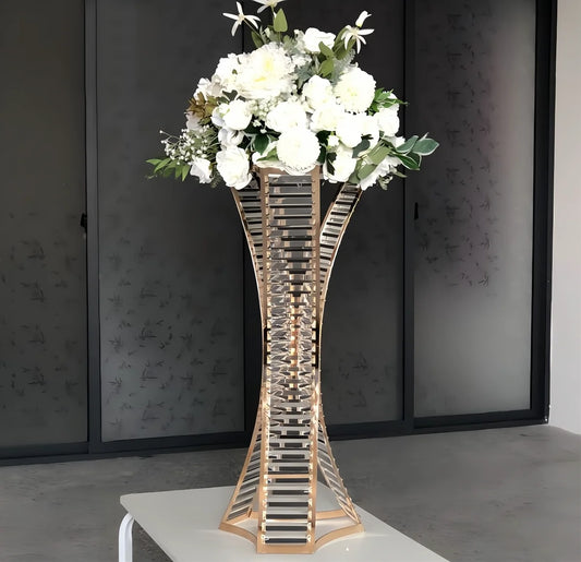 Acrylic Metal Flower Stand, Wedding Centerpieces, Event Flowers, Road Lead, Home Party Decoration, 4/10 Pcs