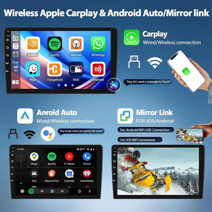 Android 14 Carplay Car Radio For Renault Kangoo 2009 2012 2015 2016 2017 2018 Multimedia Video Player Navigation Stereo 2din DSP