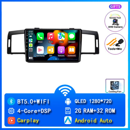Android 14 Carplay Car Radio For Infiniti M35 2003 - 2010 NISSAN FUGA 2005 - 2010 Navigation Multimedia Player Stereo WiFi+4G BT