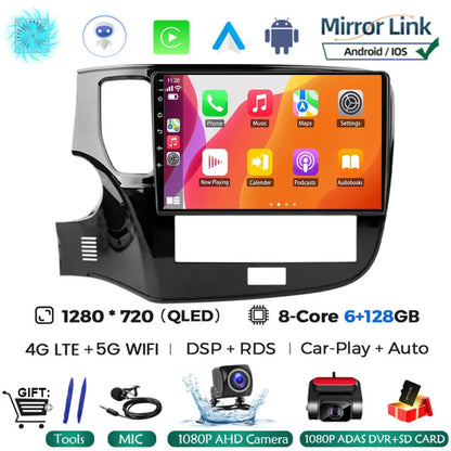 Android 14 Car Radio Multimedia Automotive Carplay Android Auto Wireless For Mitsubishi Outlander 3 2012-2018 Autoradio Stereo